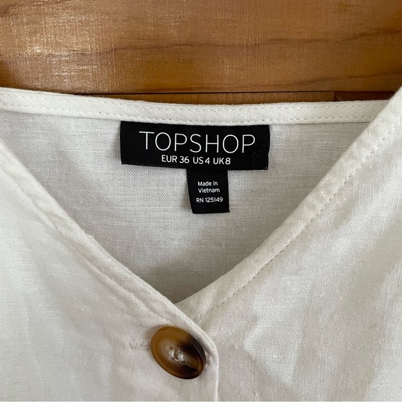 TOPSHOP Button Front Camisole Tank - Picture 6 of 8